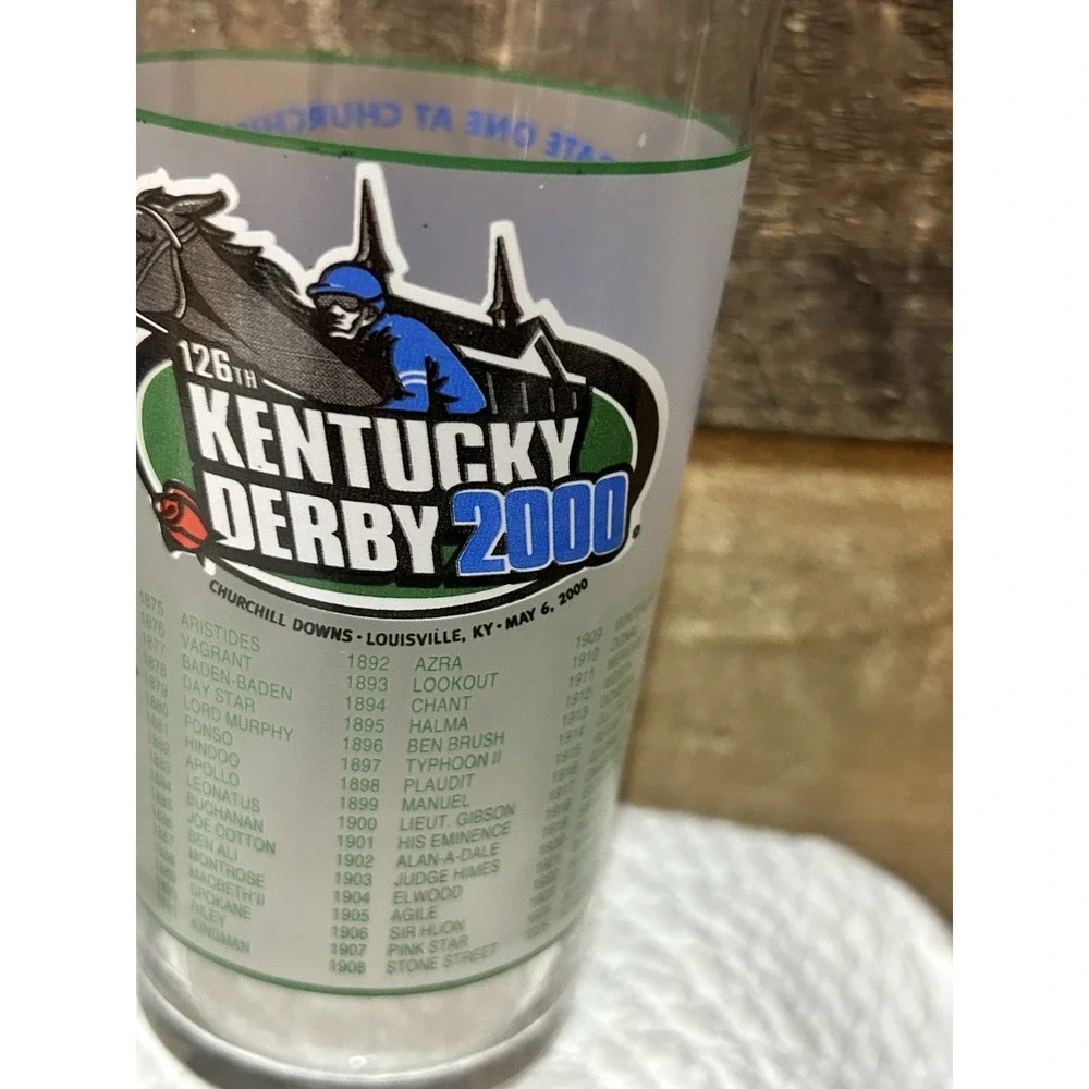 Lot of 6 Kentucky Derby Glasses 2015 2000 2010 - Picture 6 of 11